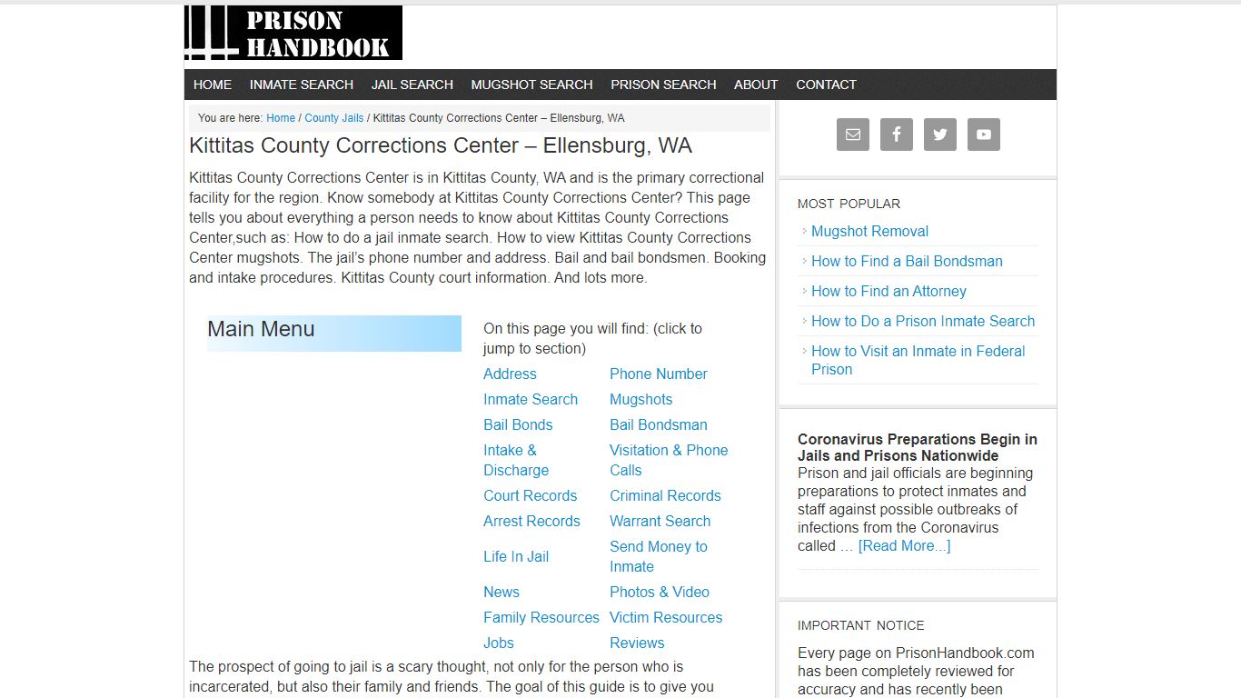 Kittitas County Corrections Center – Ellensburg, WA